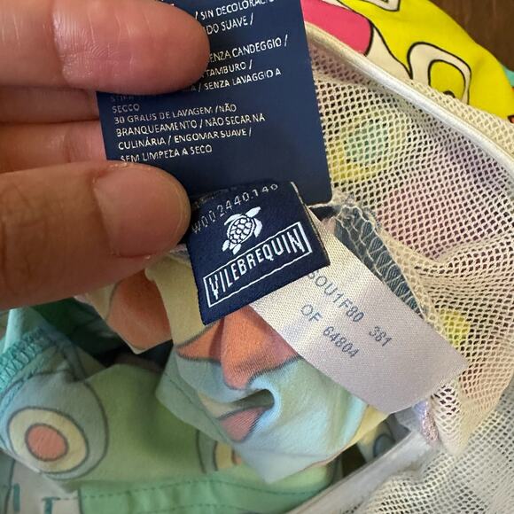 VILEBREQUIN Swim Shorts Colorful Abstract Collector Edition Surfing Beach - Picture 10 of 13